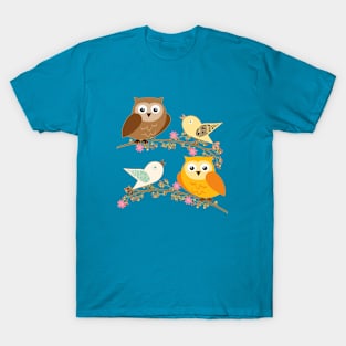 Birds and owls T-Shirt